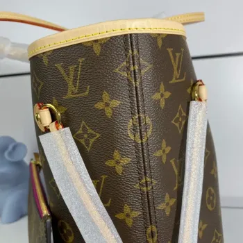 Louis Vuitton LV M41178 Neverfull MM Monogram Canvas Pivoine Růžová