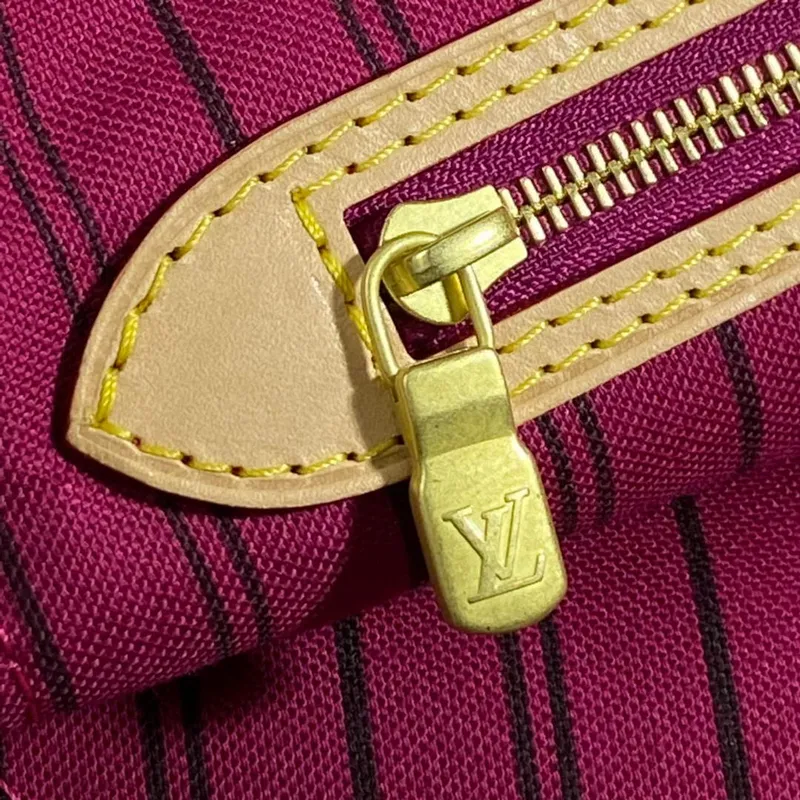 Louis Vuitton LV M41178 Neverfull MM Monogram Canvas Pivoine Růžová