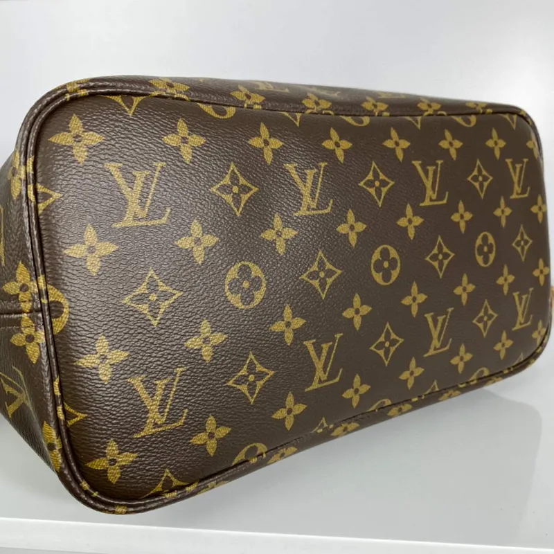 Louis Vuitton LV M40995 Neverfull MM Monogram Canvas Béžová