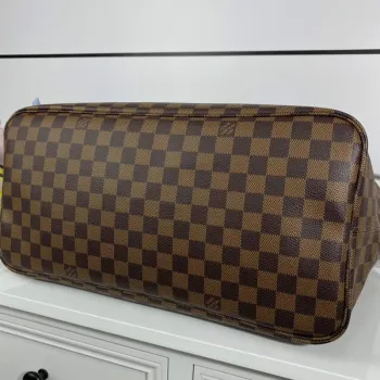 Louis Vuitton LV N41357 Neverfull GM Damier Ebene potažená plátno