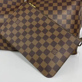 Louis Vuitton LV N41357 Neverfull GM Damier Ebene potažená plátno