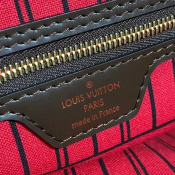 Louis Vuitton LV N41357 Neverfull GM Damier Ebene potažená plátno