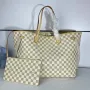 Louis Vuitton LV N41360 Neverfull GM Damier Azur Béžová