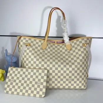 Louis Vuitton LV N41604 Neverfull GM Damier Azur potažená plátno