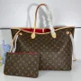 Louis Vuitton LV M40991 Neverfull GM Monogram Canvas Červená