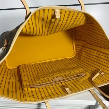 Louis Vuitton LV M40992 Neverfull GM Monogram Canvas Žlutá