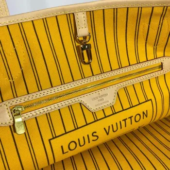 Louis Vuitton LV M40992 Neverfull GM Monogram Canvas Žlutá