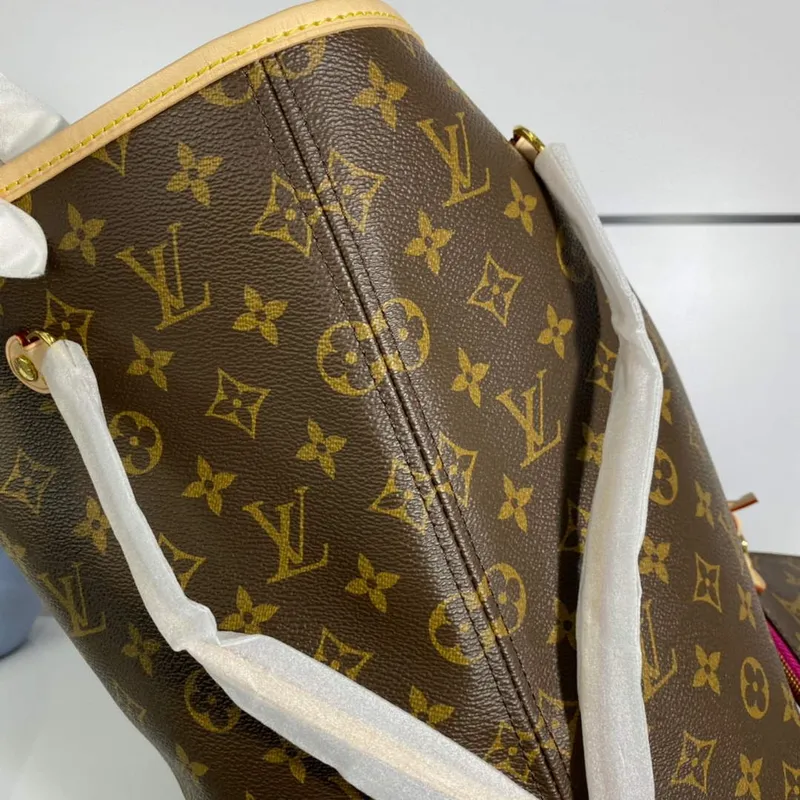 Louis Vuitton LV M41180 Neverfull GM Taška Monogram Plátno Pivoine Růžová