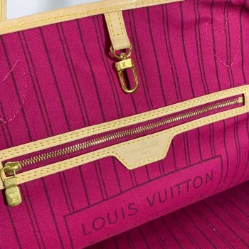 Louis Vuitton LV M41180 Neverfull GM Taška Monogram Plátno Pivoine Růžová