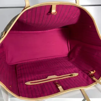 Louis Vuitton LV M41180 Neverfull GM Taška Monogram Plátno Pivoine Růžová