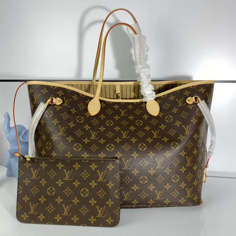 Louis Vuitton LV M40990 Neverfull GM Taška Béžová