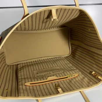 Louis Vuitton LV M40990 Neverfull GM Taška Béžová