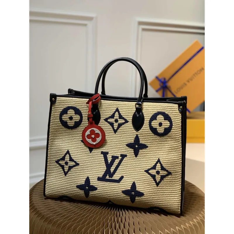 LV M57644 Louis Vuitton Onthego GM Tote Bag Černá