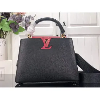 LV M59882 Louis Vuitton Capucines BB Kabelka M59883 Černá