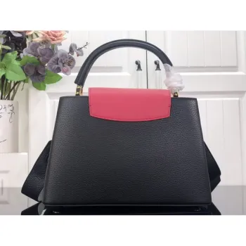 LV M59882 Louis Vuitton Capucines MM Kabelka Černá