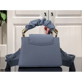 LV M58586 Louis Vuitton Capucines Mini BB Kabelka Modrá