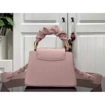 LV M58586 Louis Vuitton Capucines Mini BB Kabelka Růžová