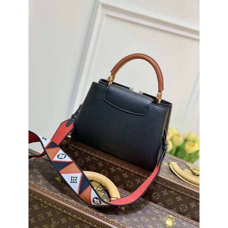 LV M59021 Louis Vuitton Capucines BB Kabelka Černá