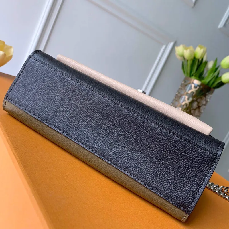 LV M56137 Louis Vuitton Mylockme Chain Bag tmavě zelená