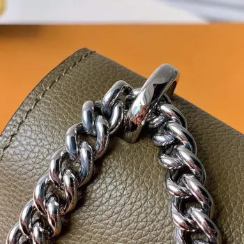 LV M56137 Louis Vuitton Mylockme Chain Bag tmavě zelená