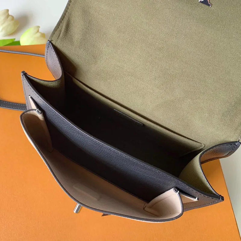 LV M56137 Louis Vuitton Mylockme Chain Bag tmavě zelená