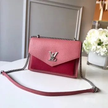 LV M56137 Louis Vuitton Mylockme Chain Bag Růžová