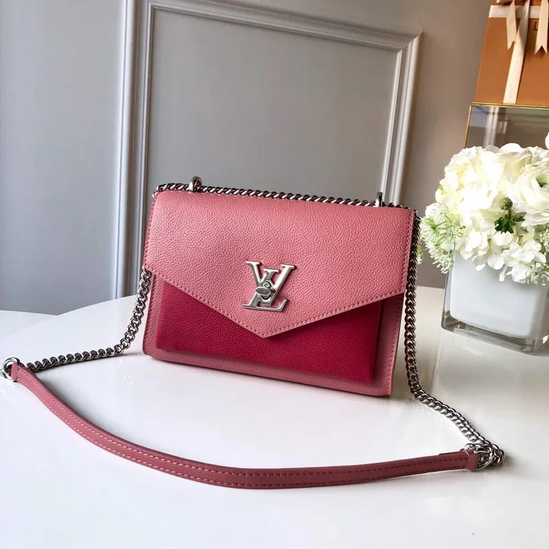 LV M56137 Louis Vuitton Mylockme Chain Bag Růžová