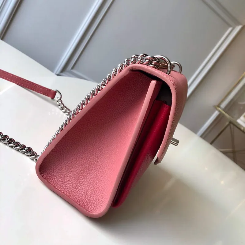 LV M56137 Louis Vuitton Mylockme Chain Bag Růžová