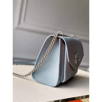 LV M56137 Louis Vuitton Mylockme Chain Bag Světle modrá