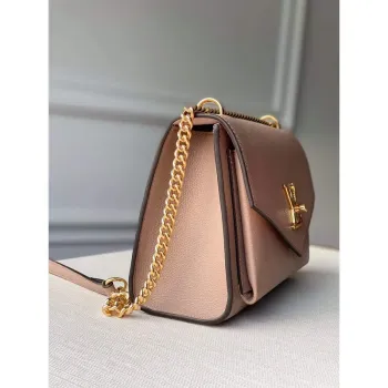LV M56137 Louis Vuitton Mylockme Chain Bag Greige Šedá