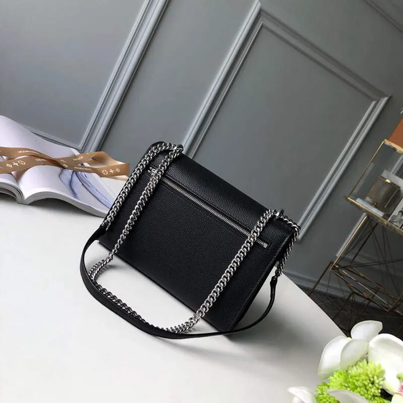 LV M51418 Louis Vuitton Mylockme Chain Bag Černá