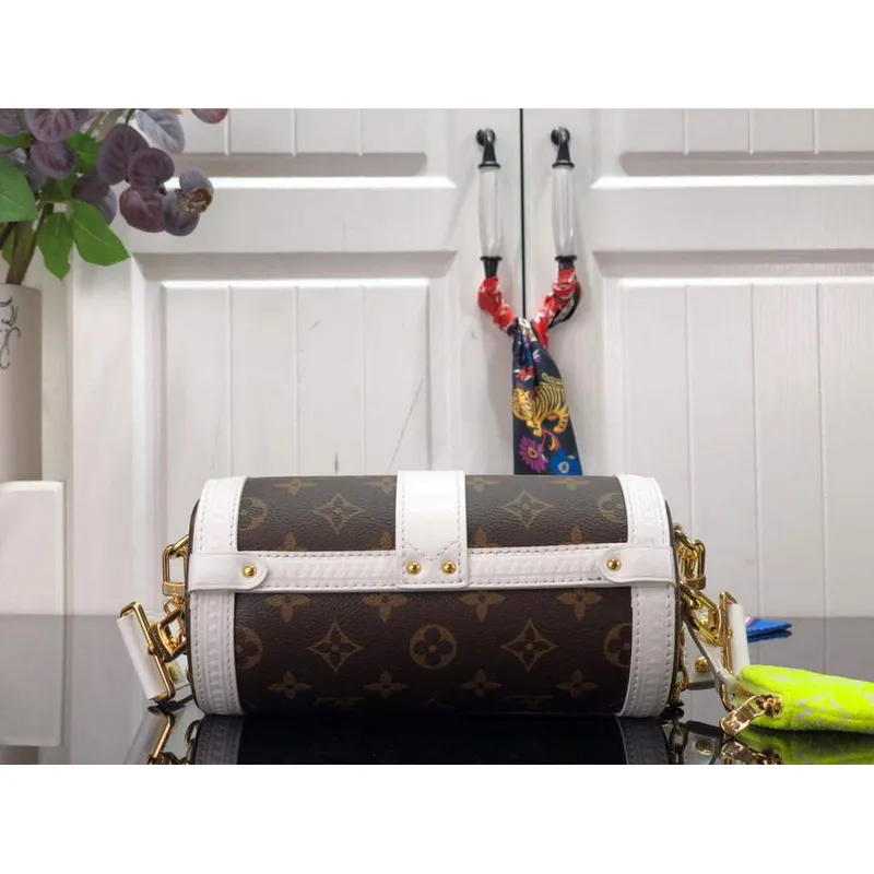 LV M81485 Louis Vuitton Papillon Trunk Kabelka Bílá