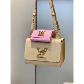 LV M59884 Louis Vuitton Twist MM Kabelka barva kůže