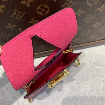LV M59885 Louis Vuitton Twist MM Kabelka Černá