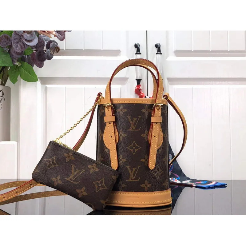 LV M81489 Louis Vuitton Nano Bucket Bag Žlutá