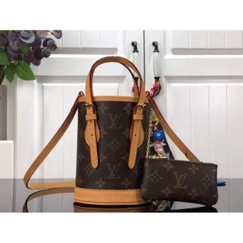 LV M81489 Louis Vuitton Nano Bucket Bag Žlutá