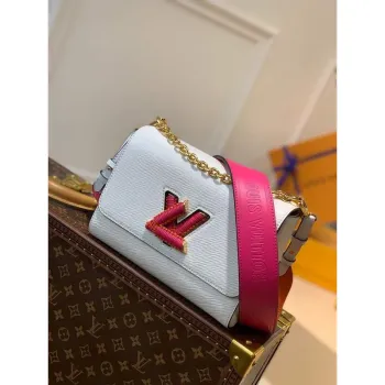 LV M57666 Louis Vuitton Twist MM Epi Kabelka M57667 M57669 Bílá