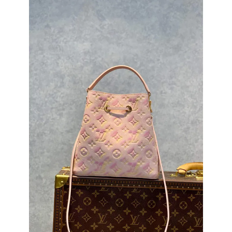 LV M53609 Louis Vuitton NéONOé BB Kabela na řetězu Růžová