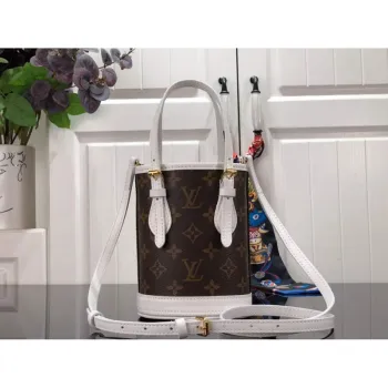 LV M81489 Louis Vuitton Nano Bucket Bag monogram