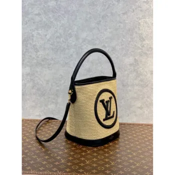 LV M59961 Louis Vuitton Petit Bucket Bag Černá