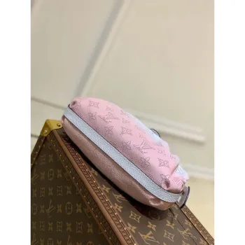 LV M80497 Louis Vuitton Scala Mini Pouch Bag Béžová a Růžová