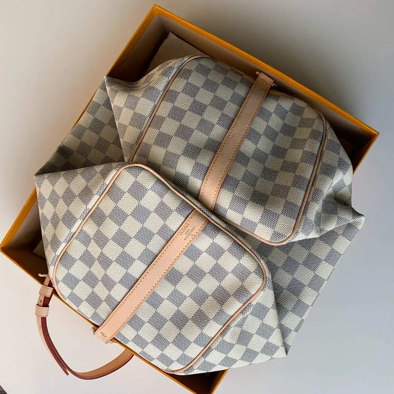 LV N41372 Louis Vuitton Speedy 35 Damier Azur N41363
