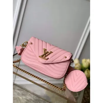 LV M56468 Louis Vuitton New Wave Multi Pochette Kůže M56461 Růžová
