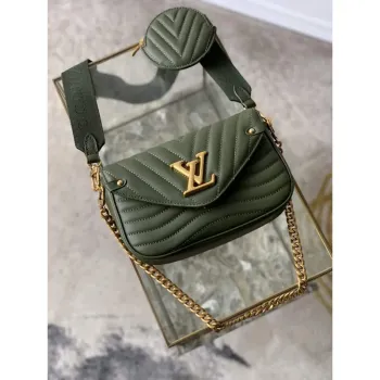 LV M56471 Louis Vuitton New Wave Multi Pochette Kůže M56461 Zelená