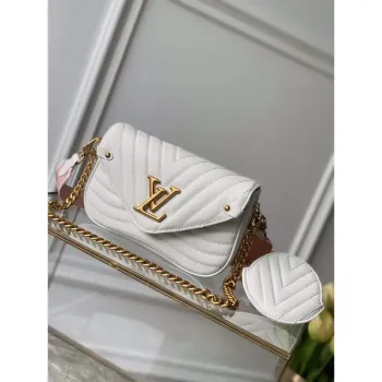 LV M56466 Louis Vuitton New Wave Multi Pochette Kůže M56461 Bílá