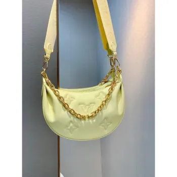 LV M59823 Louis Vuitton Taška Over The Moon Banánově žlutá