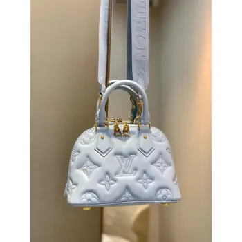 LV M59822 Louis Vuitton Alma BB Kabelka Ledovcová Modrá