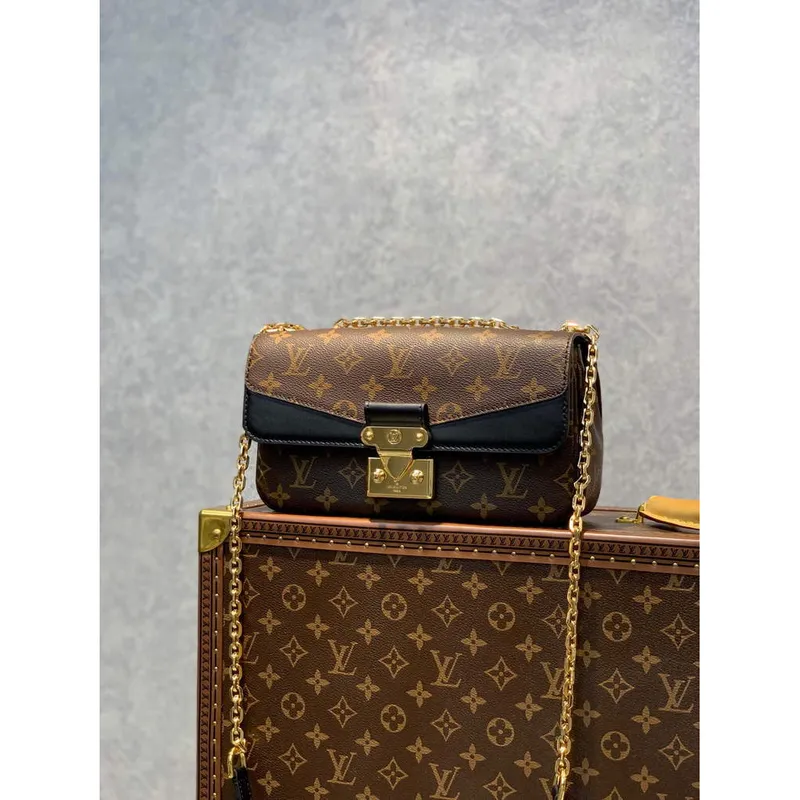 LV M46126 Louis Vuitton Marceau Monogram Kabelka Černá