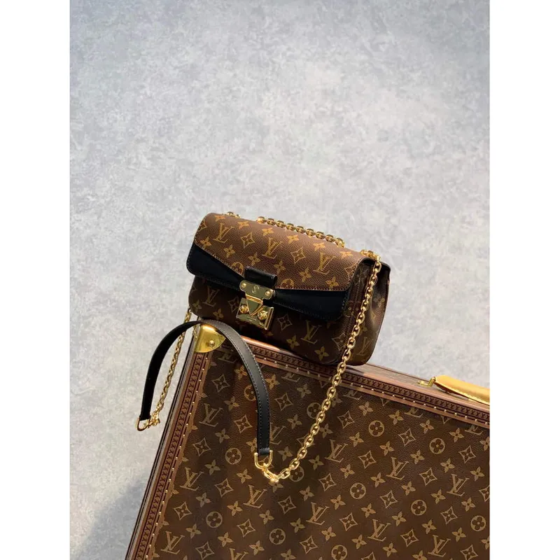 LV M46126 Louis Vuitton Marceau Monogram Kabelka Černá