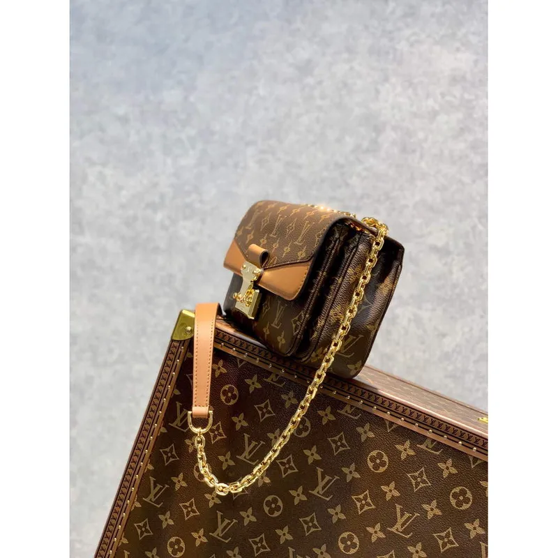 LV M46127 Louis Vuitton Marceau Monogram Karamelově Hnědá